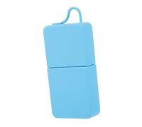 ERINGOGO Massage Visage Silicone Portable pour Soins Peau Outil de Refroidissement pour Yeux et Visage Pratique et Design avec Couvercle pour Détendre la Peau et Élasticité Couleur Bleue