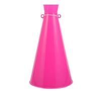 ERINGOGO Mégaphone de Fête en Plastique Rose Fuchsia, Klaxon D’Ambiance Sportif Portable, Festif pour Supporters et Événements en Plein Air, Corne D’Encouragement Légère et Maniable