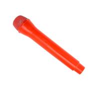 ERINGOGO Microphone Factice en Plastique Rouge, Éducatif pour Garçon et Filles, Microphone Simulé Léger et Réaliste, Stimulation du Chant et Langage, Présent d'anniversaire pour