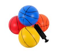 ERINGOGO Mini Ballon de Basket pour Garçon Fille avec Pompe Jeu Sportif Intérieur et Extérieur Ballon Rebondissant pour Loisirs et Fête