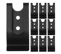 ERINGOGO Mini Fermoir de Poche en Fer Noir Clip Étui Ceinture Facile à Installer Support Téléphone pour Pochette Lot de 10pcs