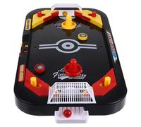 ERINGOGO Mini Jeu de Hockey sur Glace de Table pour 2 Joueurs, Jeu Éducatif Noir, Compact et Solide, pour Garçon et Filles, Loisirs Intérieurs et Compétitions Amicales