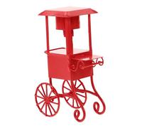 ERINGOGO Mini Machine à Popcorn Classique Et Sucettes Modèle Cinéma Miniature Réaliste Facile à Utiliser avec Bouton Unique Décoration Gourmande pour Maison Et Snacks Variés