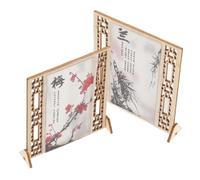 ERINGOGO Mini-paravent Décoratif Modèle De Mini Maison Meuble Accessoire Photo pour Décoration De Chambre Motif Aléatoire