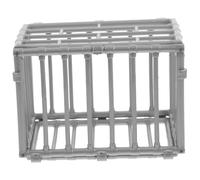 ERINGOGO Miniature Cage Model Plastique Petite Maison Décorative DIY Accessoire Polyvalent pour Ranger Figurines Et Modèles Léger Et Compact pour Maison