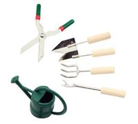 ERINGOGO Miniature Kit de Jardinage pour Maison de Poupée Arrosoir Mini Outils Micro Décor Jardin Accessoires Compacts pour Scènes de Jardin Miniatures