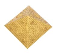 ERINGOGO Miniature Pyramide Égyptienne Résine Sculpture Authentique Ancienne Égypte Décoration de Bureau et Bibliothèque Figurine Architecture Égyptienne pour Maison et Aquarium