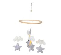 ERINGOGO Mobile Feutre pour Décoration de Crèche Animaux pour Lit de Jouets Suspendus Stimulant Développement Sensoriel Sécurisé et Portable pour Filles et Garçons