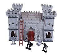 ERINGOGO Modèle de à Assembler avec Soldats Médiévaux Jouets DIY Éducatifs pour Garçon Fille Figurines de Guerre pour Jeux de Rôle et Apprentissage