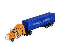 ERINGOGO Modèle de Camion de Transport Semi-remorque en Alliage pour Garçons, Taille Moyenne, Jouet Réaliste, Maquette Camion Porte-conteneurs, Usage Intérieur et Décoration,