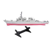 ERINGOGO Modèle de Navire de Guerre pour Garçons Maquette de Bateau Militaire en Plastique Robuste Décoration Chambre Garçon et Filles Présent Anniversaire Maquette Statique de Frégate