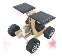 ERINGOGO Modèle de Solaire DIY pour Garçon Fille Scientifique Expérience Spatiale Kit Éducatif de Voiture Solaire sans Batterie Activité Manuelle Stem pour Garçons et Filles