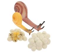 ERINGOGO Modèle D'escargot Réaliste Cycle De Croissance Jouets Éducatifs pour Tout-Petits Plastique Solide Apprentissage Sciences Naturelles Présent Éducatif