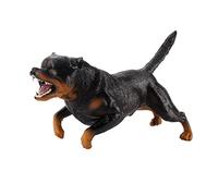 ERINGOGO Modèle Rottweiler pour Garçon Et Filles Jouet De Simulation Chiot Réaliste Taille Moyenne en Plastique Solide Jouet Éducatif Présent Décoratif pour Fête Chien