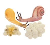 ERINGOGO Modèles Réalistes du Cycle de Croissance des Escargots en Plastique Solide, Ensemble Éducatif de Figurines pour Garçon et Filles, Jouets Amusants Nature pour Apprentissage