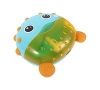ERINGOGO Musical Fish Bubble Maker Portable Bath Toy with Automatic Bubble Machine and Built in Music Cute Pufferfish Design Easy for Water Play at Home
