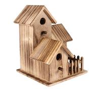 ERINGOGO Nid Oiseau à Peindre DIY Maison Naturel Abri Créatif pour Jardin Décoration Extérieure pour Oiseaux Nichoir avec Entrée