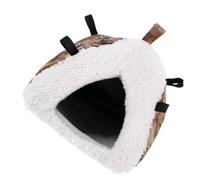 ERINGOGO Nid Suspendu pour Hamster Coton Épais Maison Douce et Chaude pour Rongeurs Confortable et Adapté Aux Hamsters Chinchillas et Écureuils Refuge avec Doublure