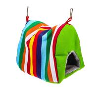 ERINGOGO Nid Suspendu pour Oiseaux et Perroquets Lit Douillet Chaud et Respirant Hamac Décoratif pour Cage Maison Confortable pour Petits Oiseaux