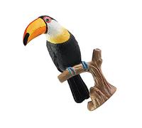 ERINGOGO Oiseau Toucan Plastique Réaliste pour Garçon Fille Modèle Éducatif et Décoration Maison Figurine Animale pour Développement de Imagination