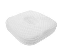 ERINGOGO Oreiller pour Piercing D’Oreille en Mousse à Mémoire de Forme Blanc Coussin avec Trou Ergonomique pour Dormir Côté Soutien Cervical et Soulagement de L’Inconfort Auriculaire