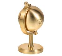 ERINGOGO Ornement de Globe de Bureau Cuivre Vintage Modèle de Globe Décoratif pour Bureau et Voiture Sculpture et