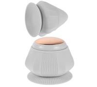 ERINGOGO Outil de Massage Portable Nuque Haut du Dos avec Fonction Chauffante et Vibration, Forme Conique en Plastique pour Relaxation Quotidienne à Domicile