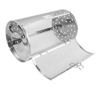 ERINGOGO Panier à Rôtisserie INOX Rotatif Fermeture Sécurisée Support Pivotant pour Barbecue Four Électrique pour Frites Viande Poisson Légumes Repas Famille