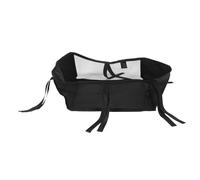 ERINGOGO Panier de Rangement sous Poussette Noir Grand Modèle 35X32X13 CM Fond Renforcé Organisateur Robuste pour Accessoires et Couches pour Poussette Bébé et Sorties Quotidiennes