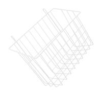 ERINGOGO Panier Distributeur de Foin pour Lapin Fer Grand Modèle Blanc Suspendu Robuste pour Cage de Lapin Cochon et Petits Animaux Support Hygiénique pour Herbe Fraîche