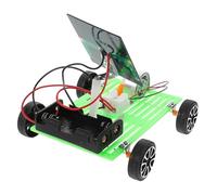 ERINGOGO Panneau Kit Plastique Solaire Éducative Voiture Métal et Modèle D'assemblage Jouet Expérience Scientifique et Apprentissage, pour Garçon et Filles