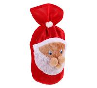 ERINGOGO Paquet Présent de Noël Grand Format à Cordon Paquet Réutilisable en Tissu Motifs Père Noël pour Friandises Emballage Présents Festif et Rangement de Fête