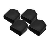 ERINGOGO Patins 4pcs en Caoutchouc Antidérapants Résistants à L'usure, Adhérence pour Pieds D'échelle Pliable Carré pour Utilisation Intérieure en Hauteur