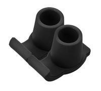 ERINGOGO Patins Antidérapants pour Déambulateur, 2 Pièces, Noir, Compatibles Marcheurs Seniors, Embouts Robustes en Matériau Rembourré, Accessoires Mobilité pour Prévention des Chutes