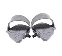 ERINGOGO Pédales de Vélo Fitness Légères avec Sangles Réglables pour Vélo Exercice Intérieur Accessoires Pratiques et Durables pour Entraînement à Domicile