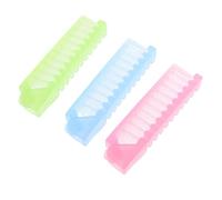 ERINGOGO Peigne Antistatique Massage Pliable 3 Pièces Petit Format Couleurs Assorties Brosse de Voyage pour Femmes Cuir Chevelu Doux Portable Compacte