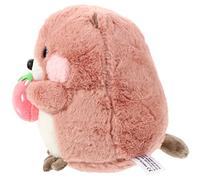 ERINGOGO Peluche Marmotte Douce Garçon Fille Confortable et Décoratif Coussin Animal Peluche Rose pour Filles et Garçons Cadeau Danniversaire Apaisant et Original