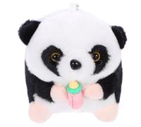 ERINGOGO Peluche Panda Mignonne Porte-clés en Coton PP Doux, Petite Peluche Confortable Rose de Bébé Panda Biberon, pour Adolescents et Présent D’Anniversaire