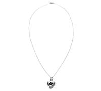 ERINGOGO Pendentif Acier Inoxydable Forme De Cœur avec Urne pour Cendres De Animal De Compagnie Collier Commémoratif pour Garder Les Souvenirs Près du Cœur