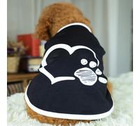 ERINGOGO Pet Vest for Dogs Comfortable Heart Footprint Pattern Vest for Spring Summer Outdoor Activities and Parties Lightweight Breathable XL