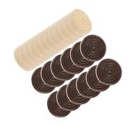 ERINGOGO Pièces de Jeu de Société en Bois Rondes, 24 Pcs, Accessoires Universels pour Dames, Échecs et Backgammon, Légères et Polies pour Jeux Éducatifs et Remplacement