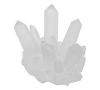 ERINGOGO Pierre de Cristal Blanc pour Aquarium Betta Ornement Miniature en Résine sans Danger, Grand Amas Décoratif pour Paysage Féerique, Accessoires Créatifs pour Micro-Paysage