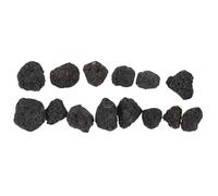 ERINGOGO Pierre Volcanique Naturelle Noire Poreuse 100G pour Aquarium et Pot de Fleurs Décoration Absorbante pour Eau Claire Ornement Minéral pour Aquariophilie et Jardinage