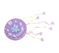 ERINGOGO Piñata Lanterne Étoile Violette à Ficelle pour Anniversaire Garçon et Filles, Décorations Fête, à Tirer, Remplissable Bonbons et Petits Présents, Décoration Festive Originale