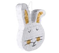 ERINGOGO Piñata Lapin de Pâques Amusante 1 Pièce en Papier Coloré, Décoration Suspendue pour Fête D’anniversaire, Remplie de Bonbons et Jouets, Présent pour Garçon et Filles et Événements