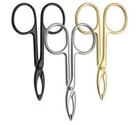 ERINGOGO Pince à Épiler Plate en Acier Inoxydable 3 Pièces Lot de Pinces à Sourcils Multifonctions pour Épilation Précise du Visage Kit Compact et Léger Voyage Épilateur à Cheveux