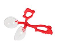 ERINGOGO Pince à Épiler Rouge pour Garçon et Filles Outil de Motricité Fine et Capture D’Insectes, Léger et Antidérapant, pour Kit D’Exploration Nature en Plein Air, Éducatif Multifonction