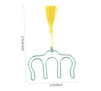 ERINGOGO Pince à Partition de Musique Métal avec Notes Musicales et Franges Clip de Papier pour Partitions et Documents Accessoire Pratique pour Étudiants et Musiciens