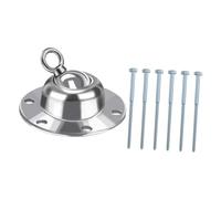 ERINGOGO Piquet Attache Chien Rotatif Lourd Anticorrosion Fixation Extérieure Robuste avec Piquet et Longues Tiges Polyvalentes pour Chien et Tente