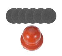 ERINGOGO Planche à Poncer pour Chien en Bois avec Disques de Limage Remplaçables, Poignée Ergonomique, Adaptée aux Petites et Moyennes Races, Toilettage à Domicile